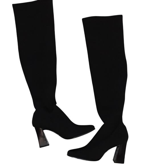 Boots Sz 6.5M Colin Stuart Black Over The Knee Boots - Picture 2 of 5